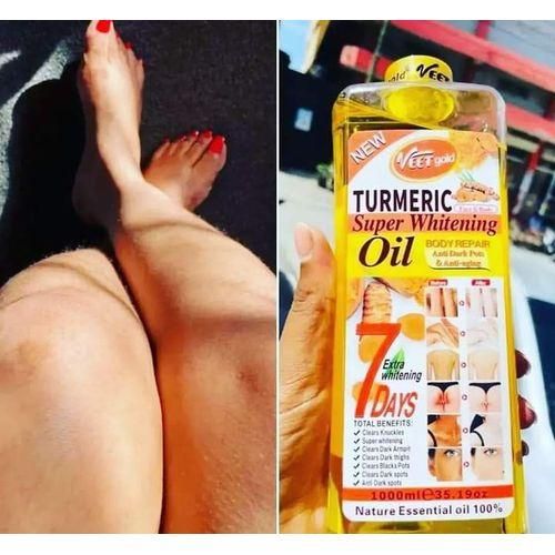 Turmeric Massage Oil 200 ml – Facial & Body Moisturizing, Brightening, Skin Care