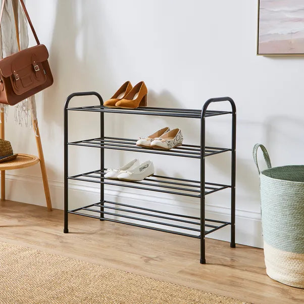 4-Tloor Floor Shoe Rack – Simple, Creative Door Storage