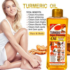 Turmeric Massage Oil 200 ml – Facial & Body Moisturizing, Brightening, Skin Care