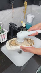 5-Head Electric Handheld Scrub Brush Kit – Kitchen, Bathroom, Tile Cleaning Drill Brush Set