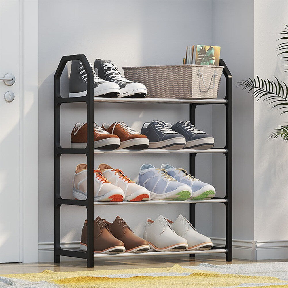 4-Tloor Floor Shoe Rack – Simple, Creative Door Storage
